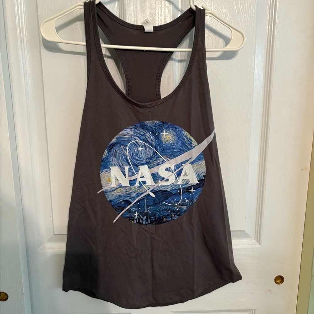 Women's Artsy NASA Gray Tank Top